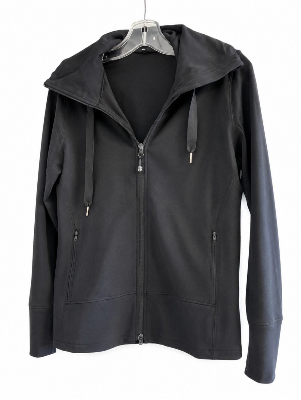 Lululemon Scuba Full Zip Hoodie Women’s Size 8 Black Hooded Jacket